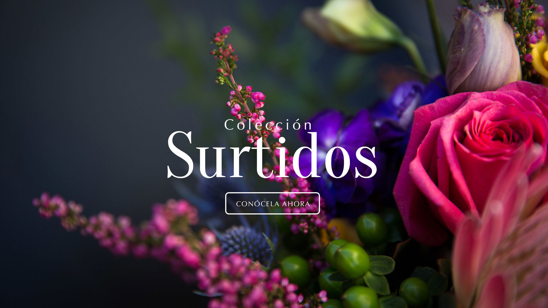 slider de arreglos florales surtidos